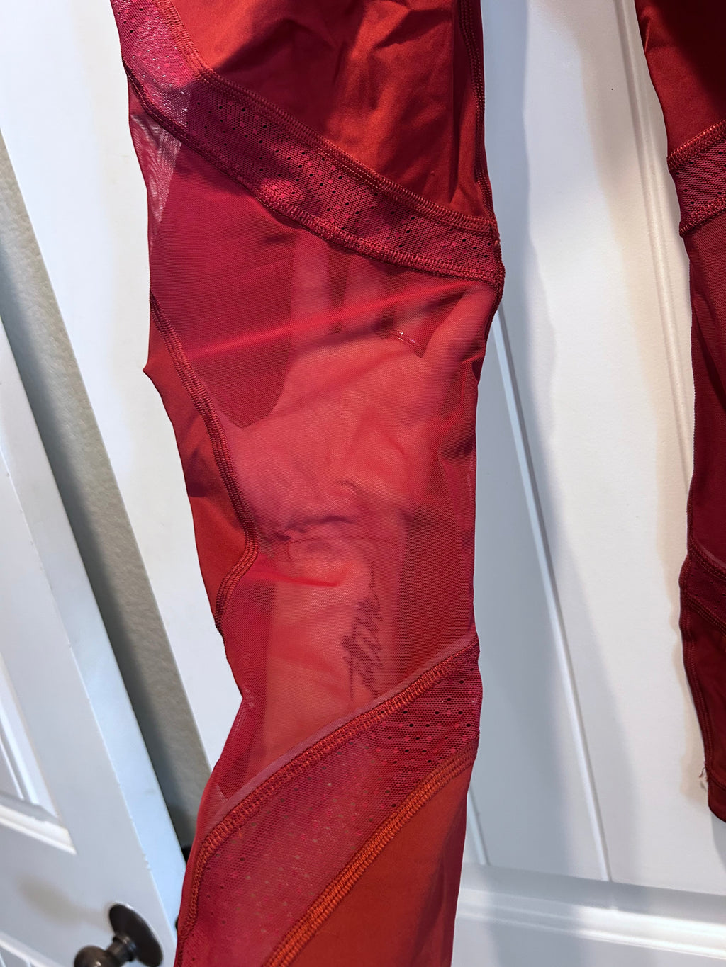 Lululemon WunderUnder Crop Leggings Cayenne