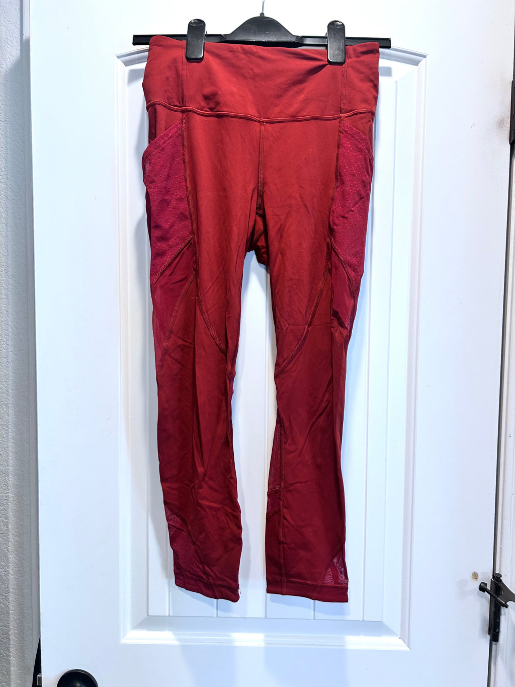 Lululemon WunderUnder Crop Leggings Cayenne