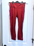 Lululemon WunderUnder Crop Leggings Cayenne
