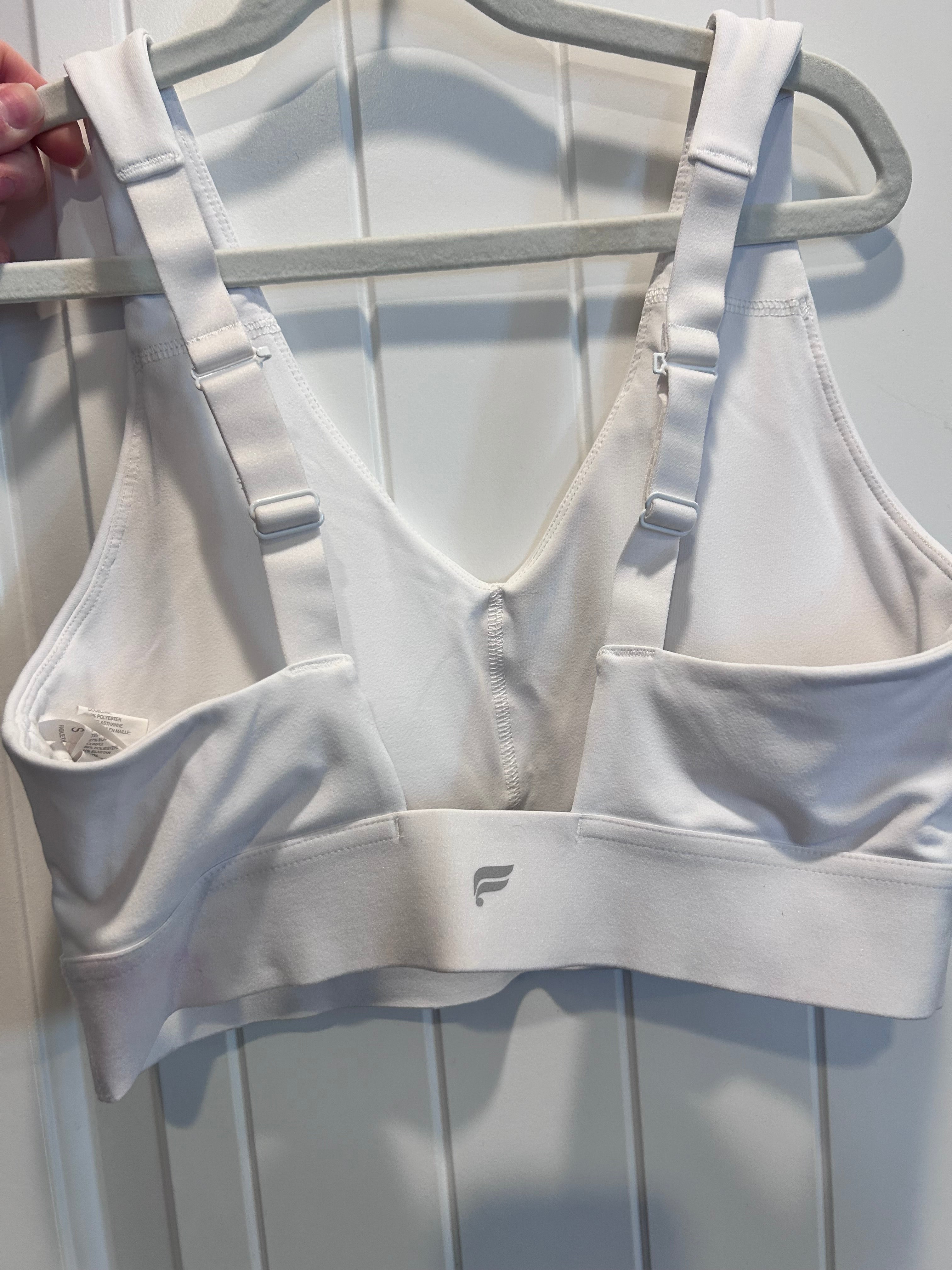 Fabletics NWOT All Day Every Day Sports Bra White