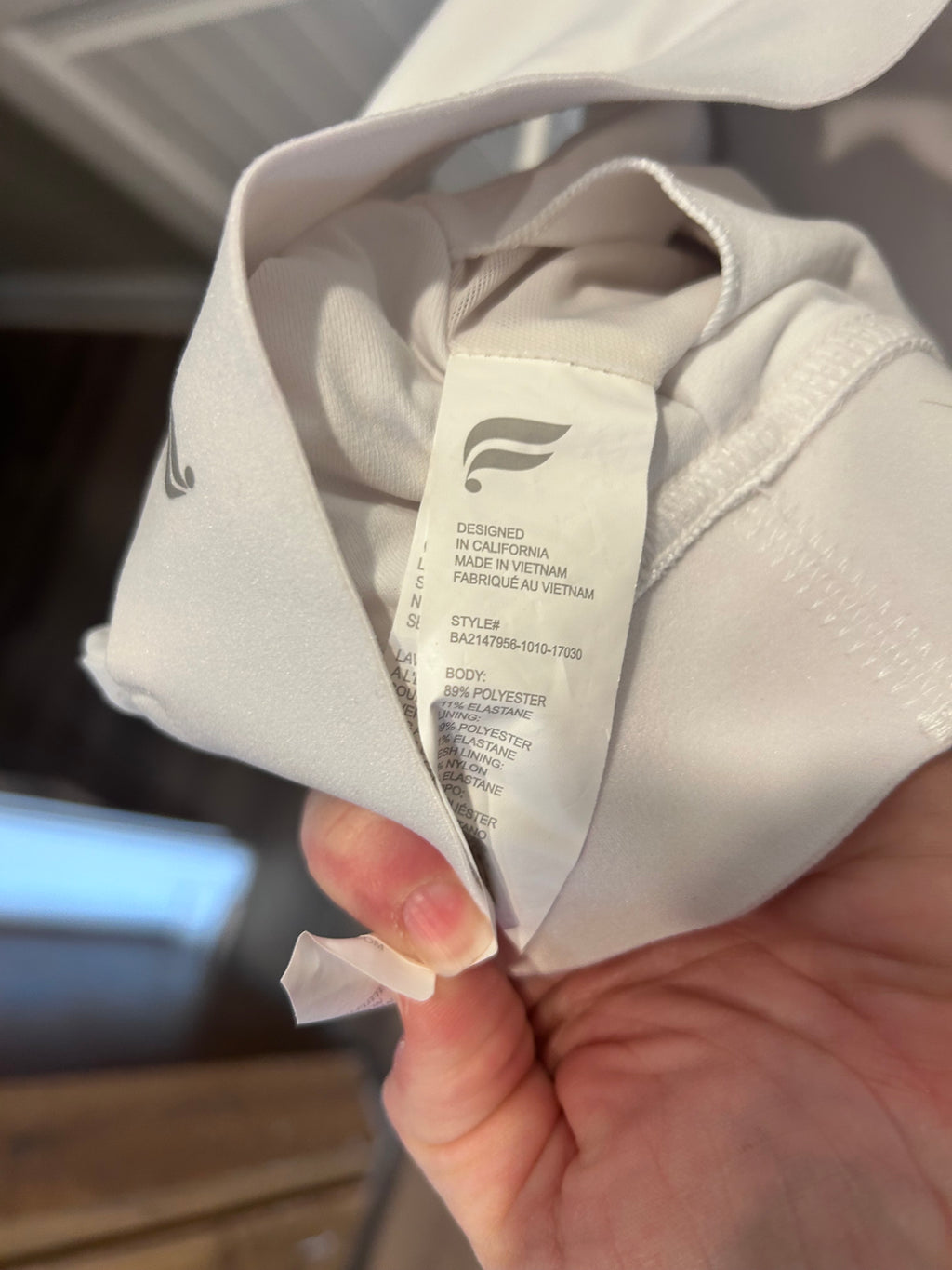 Fabletics NWOT All Day Every Day Sports Bra White