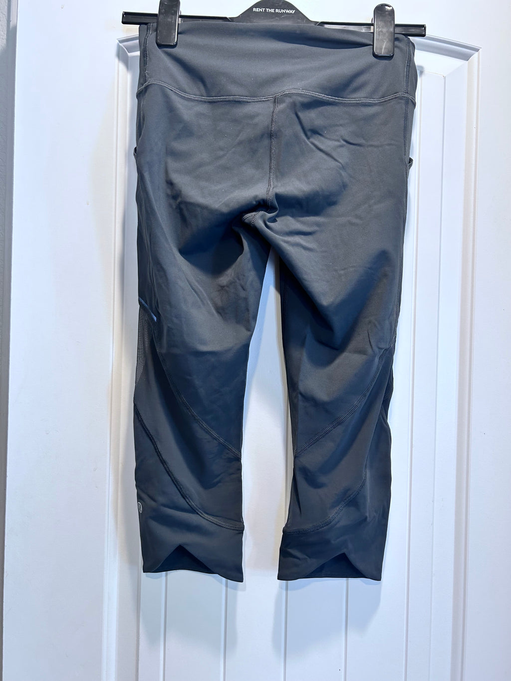 Lululemon Grey Home Stretch Crop Mesh