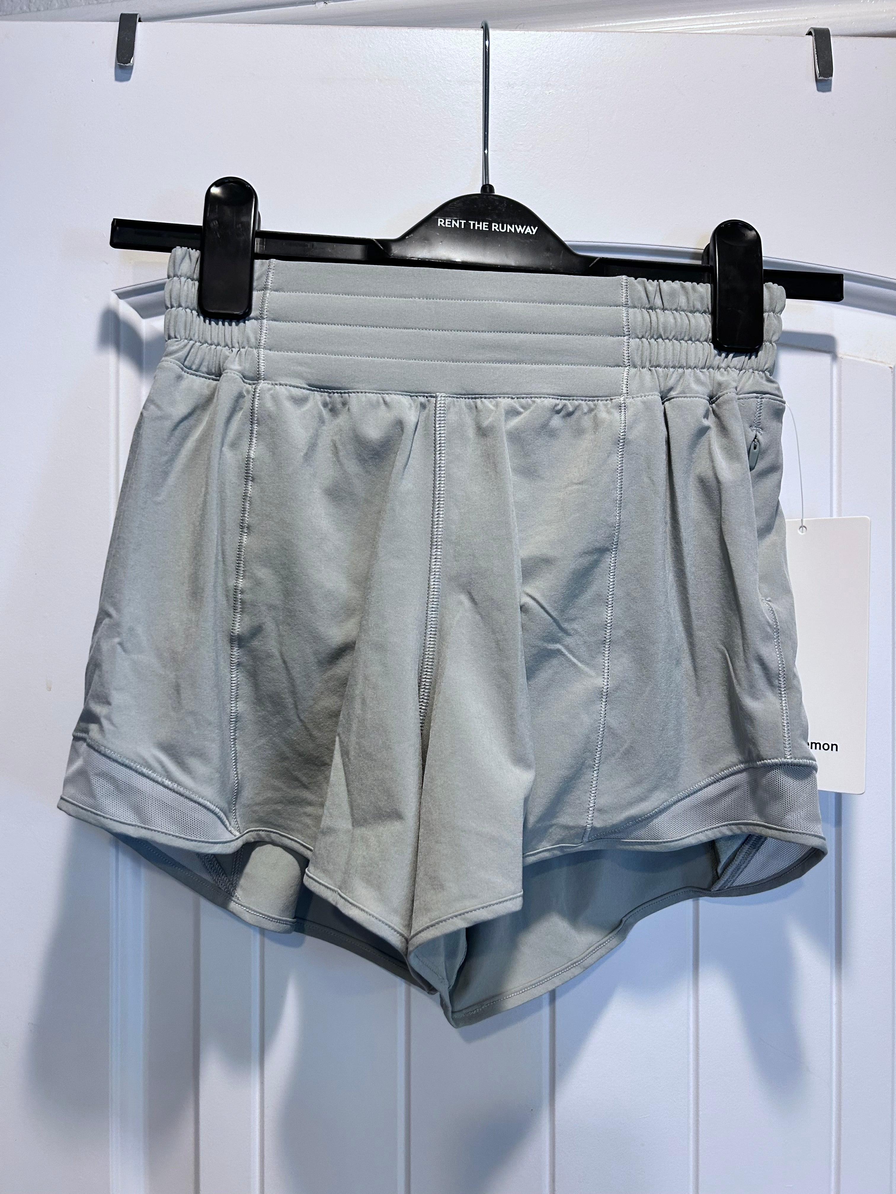 NWT LuluLemon Hotty Hot HR Shorts Grey