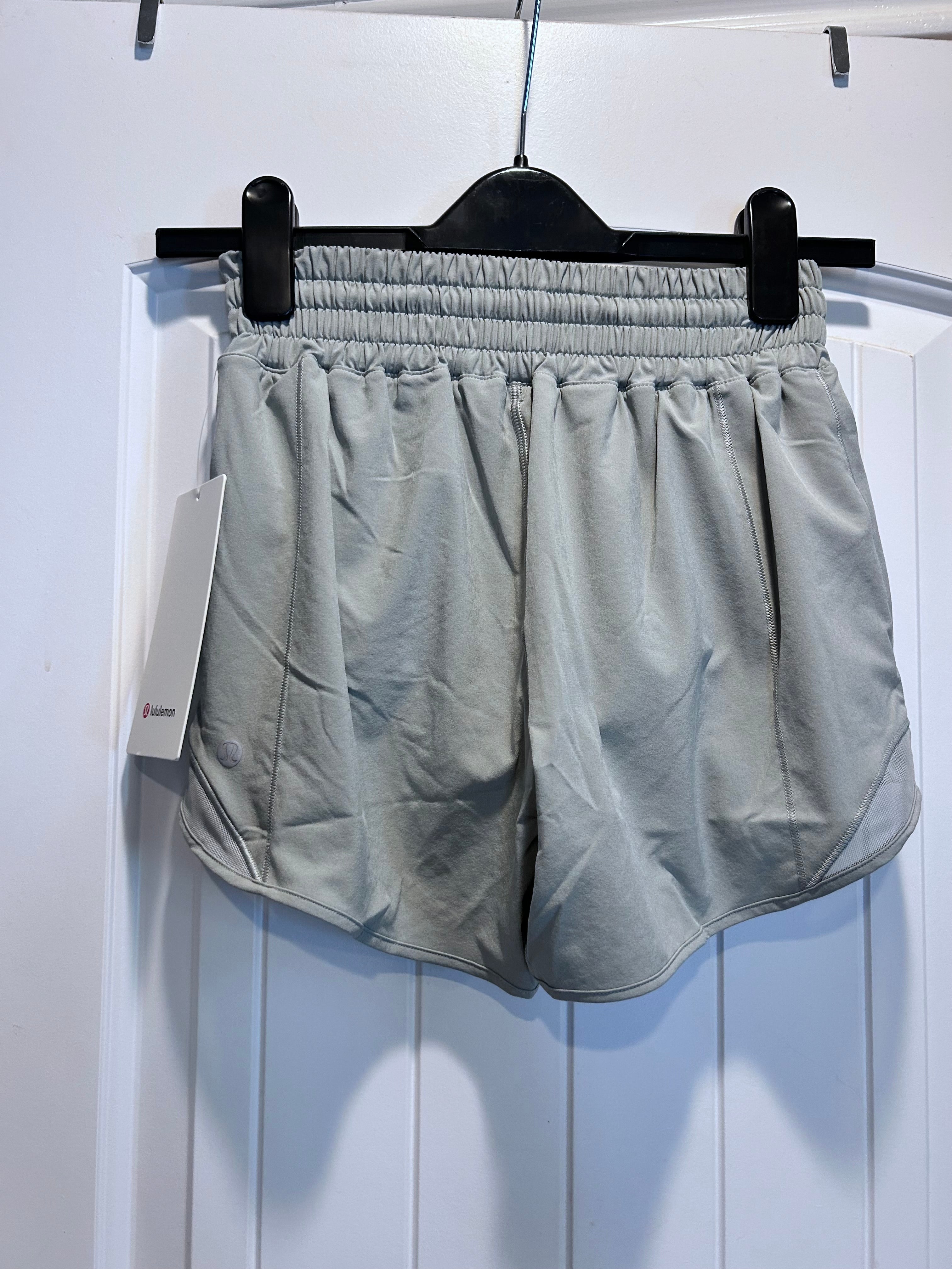 NWT LuluLemon Hotty Hot HR Shorts Grey