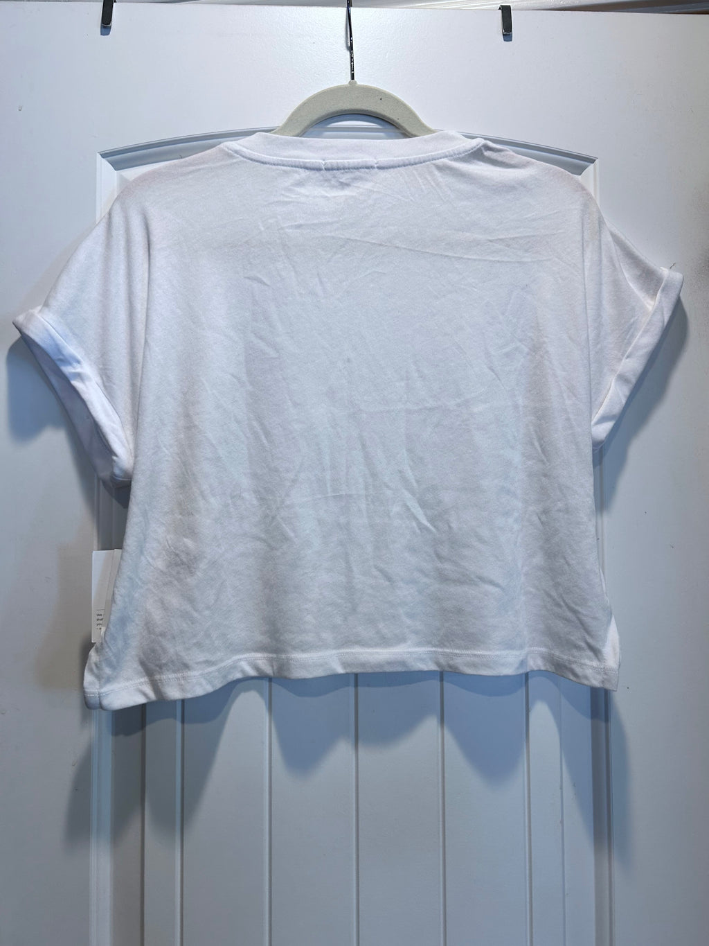 NWT Beyond Yoga Never Been Boxy Cropped Yoga Tee