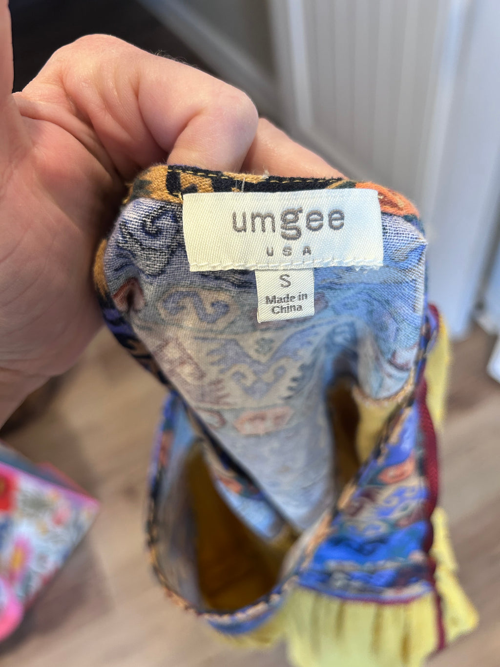 Umgee Western Star Smocked Tunic Dress/Top