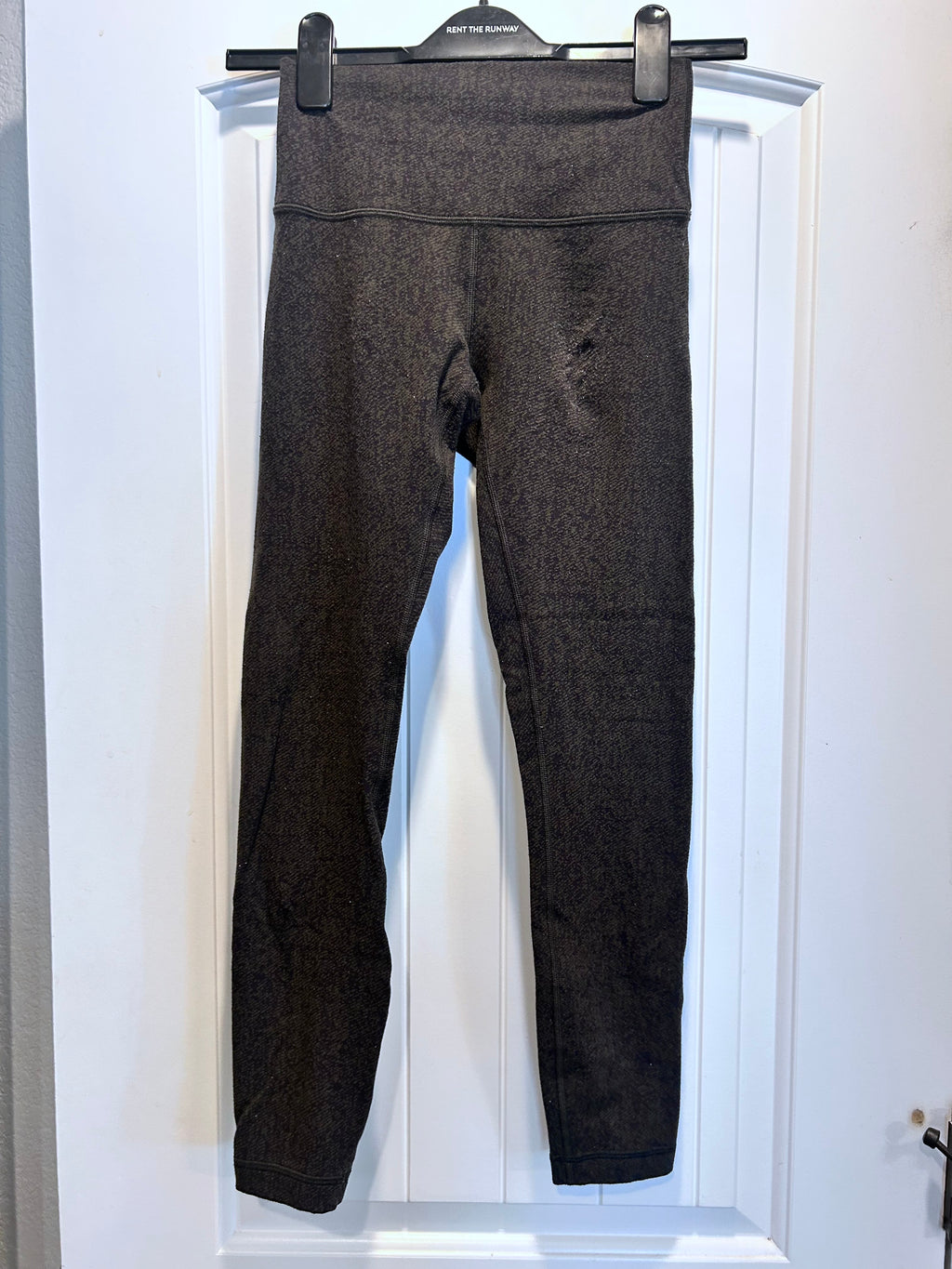 Lululemon WunderUnder High Rise 7/8 Legging Denim/Olive *flawed