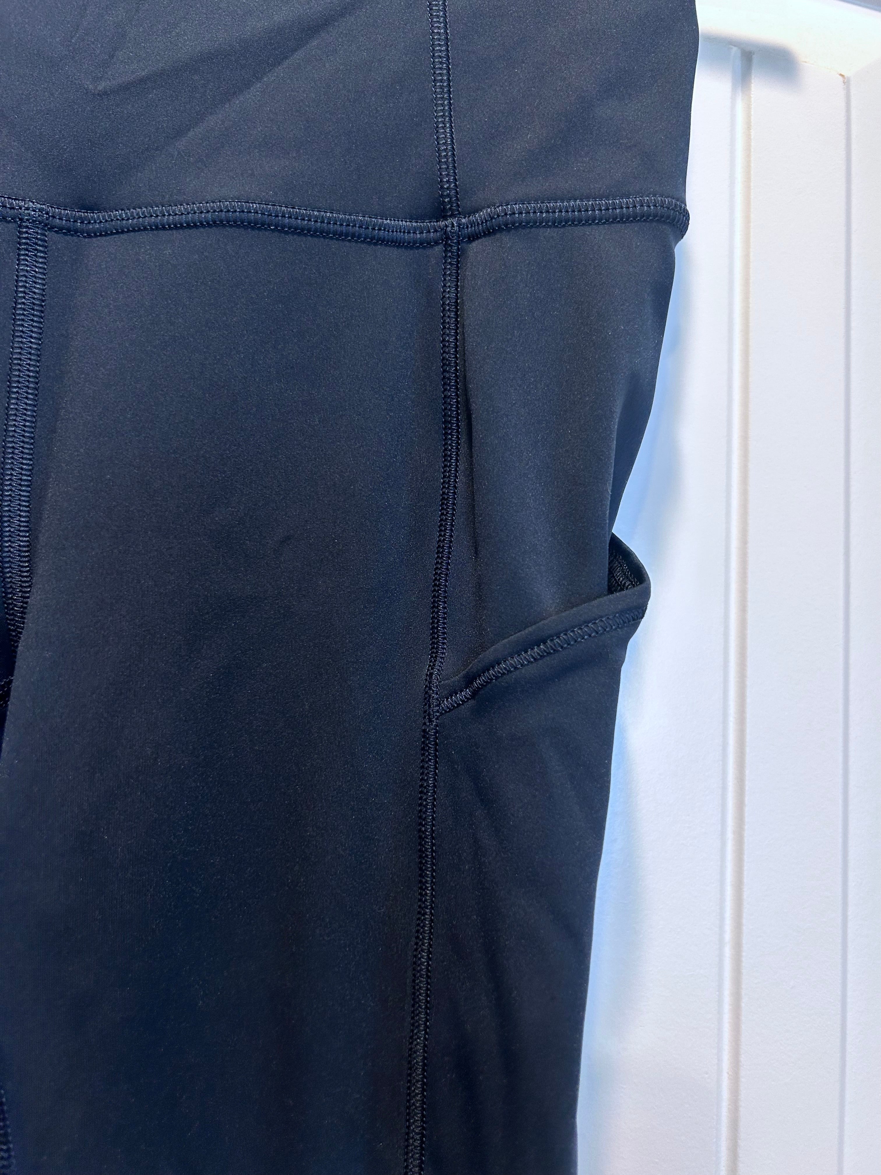 Lululemon Navy Fast Free High Rise  Leggings
