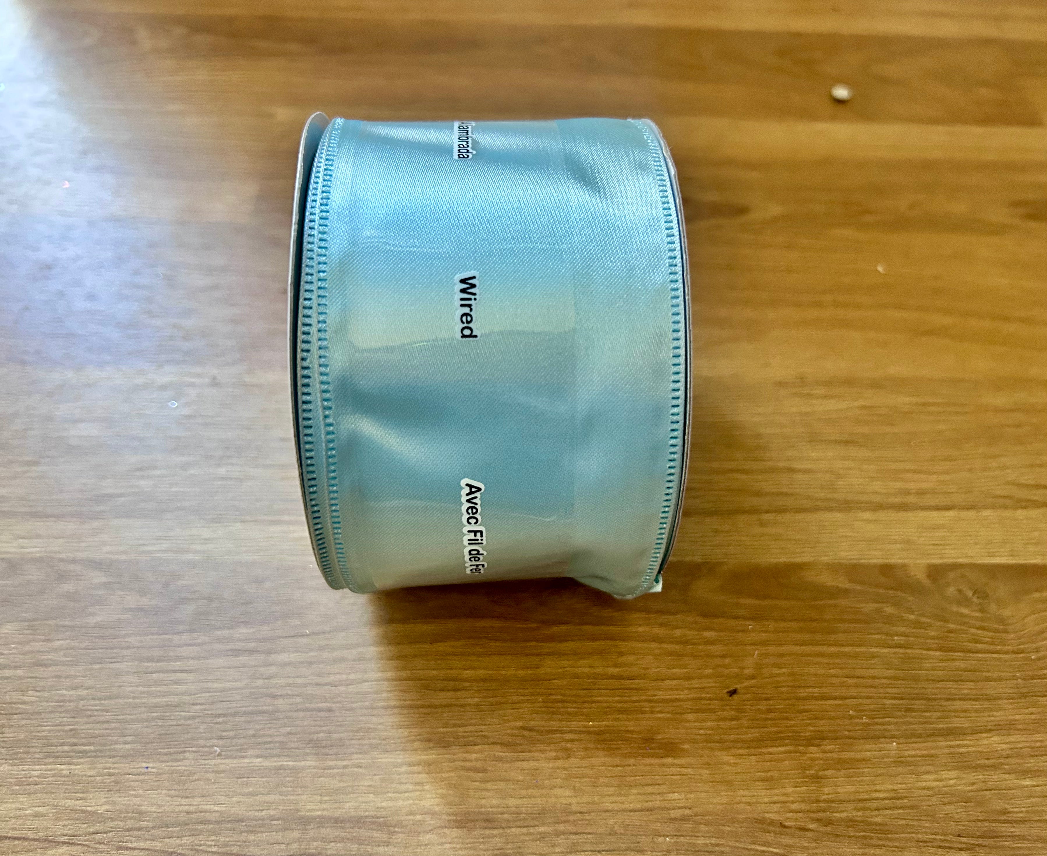 New 2.5" Wired Baby Blue Ribbon