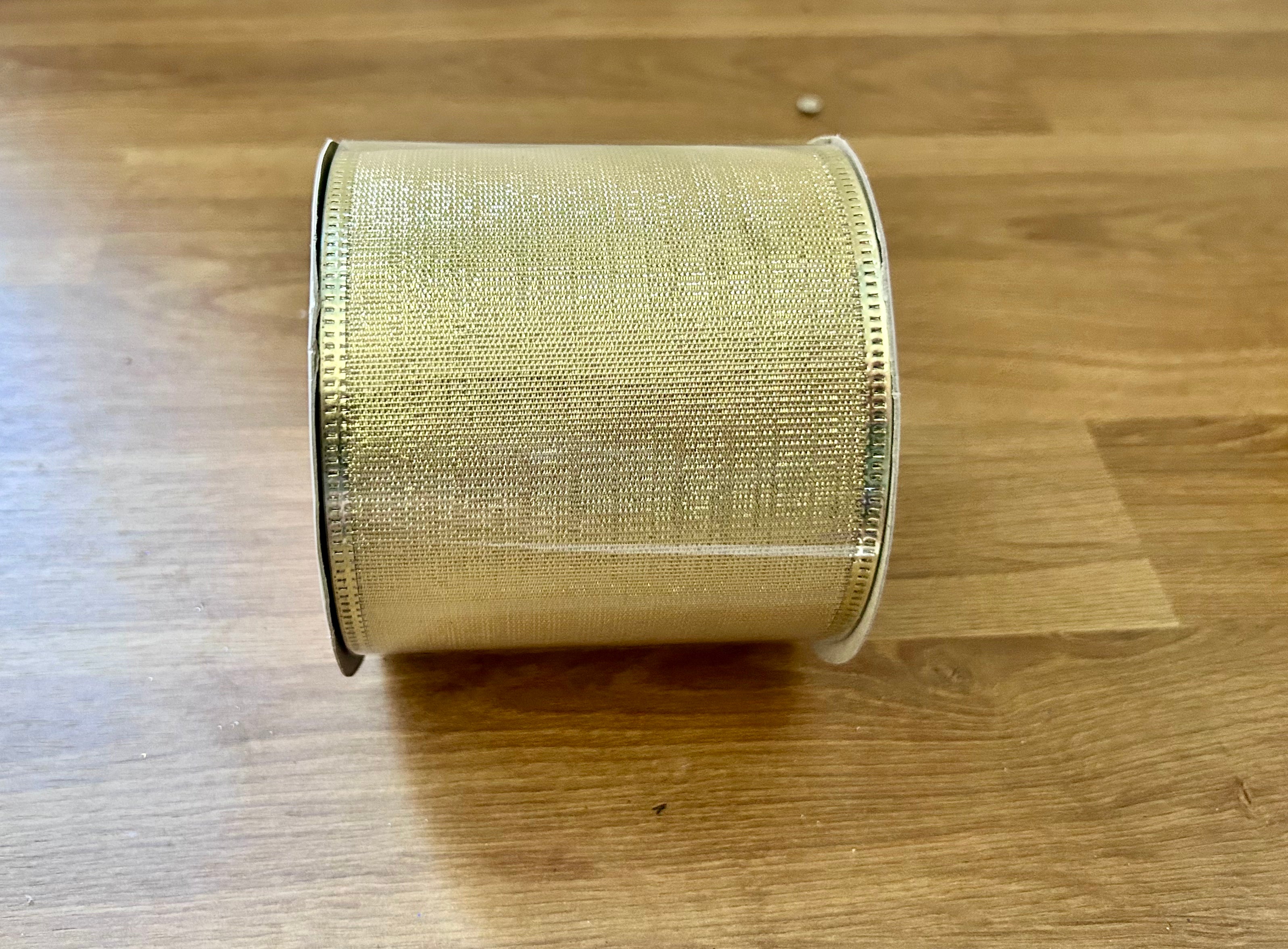 Gold Wired Ribbon