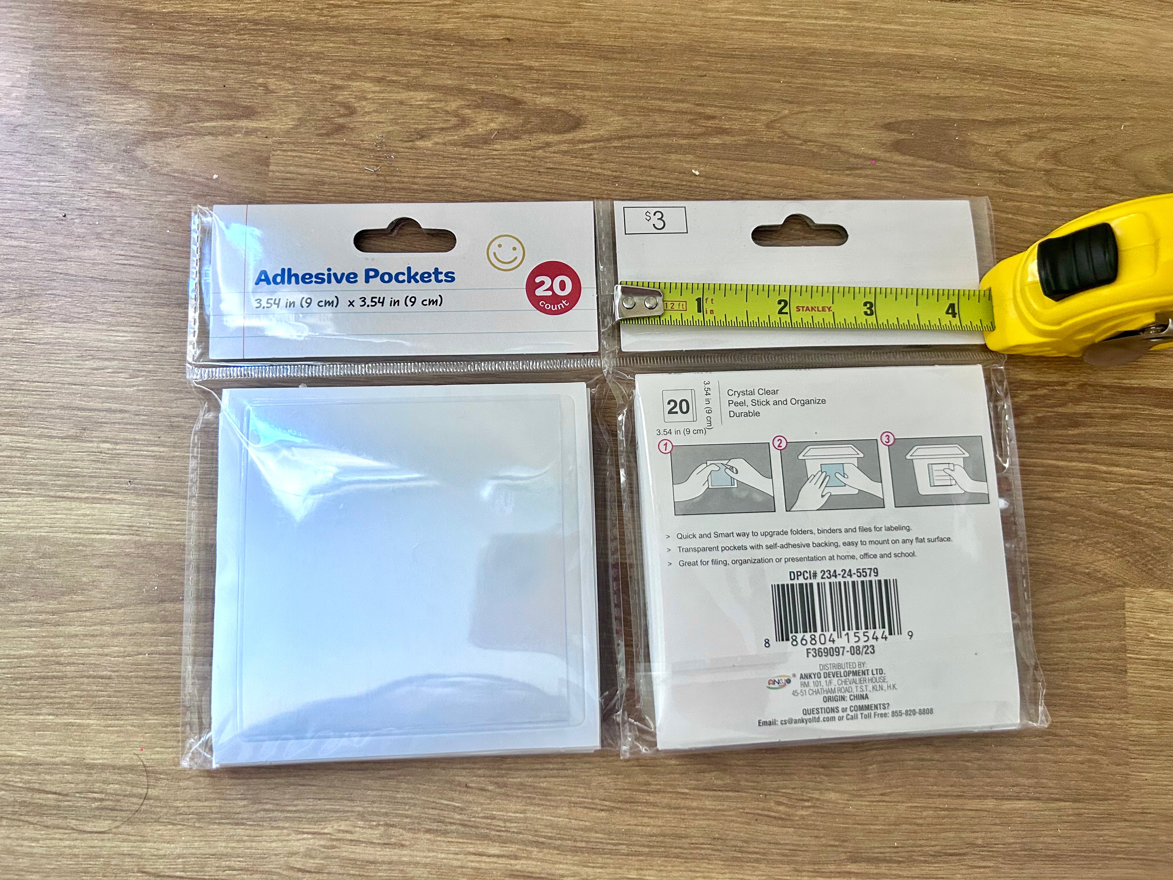 40 Adhesive Pockets for Labeling