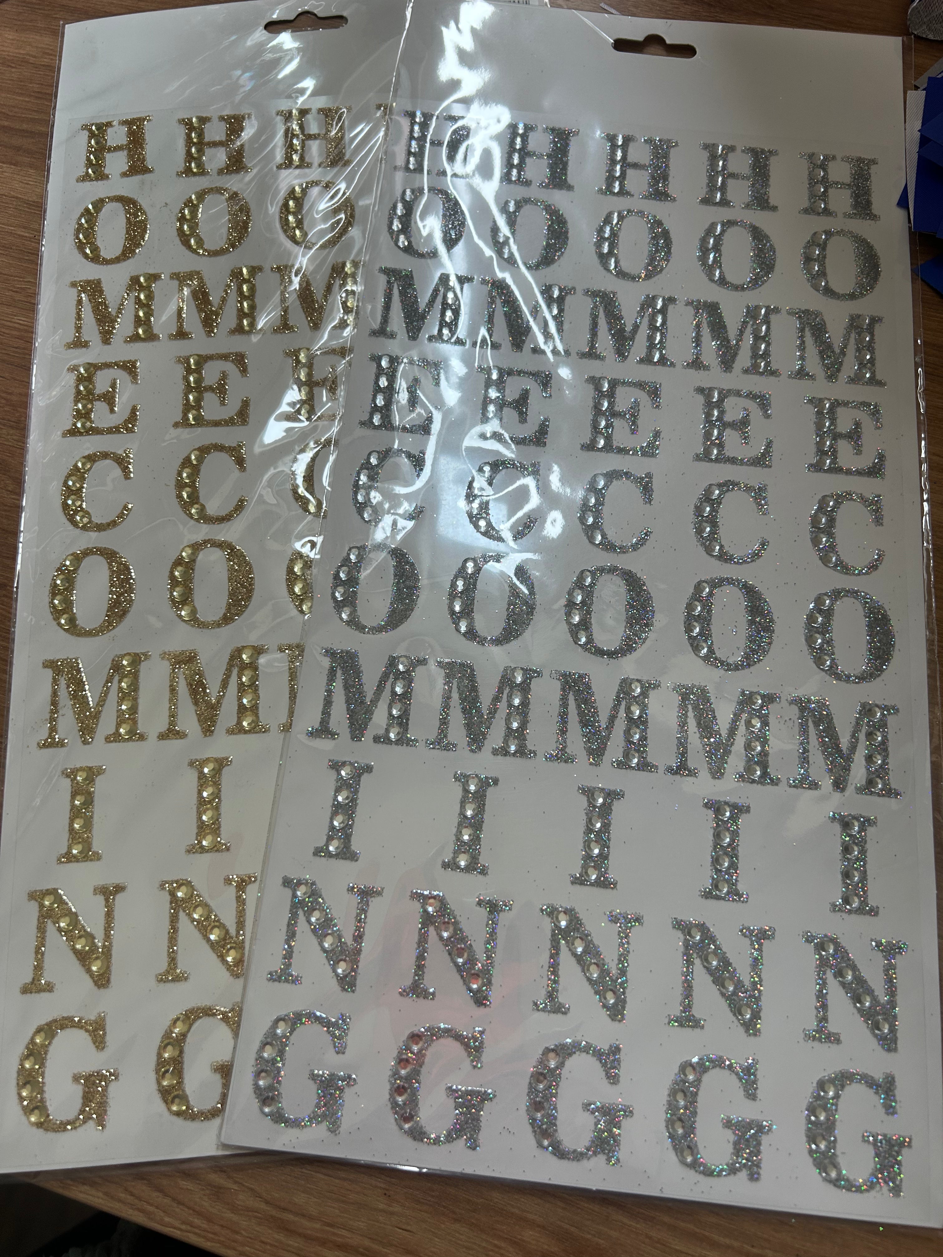 10ct- Silver & Gold HOMECOMING Stickers