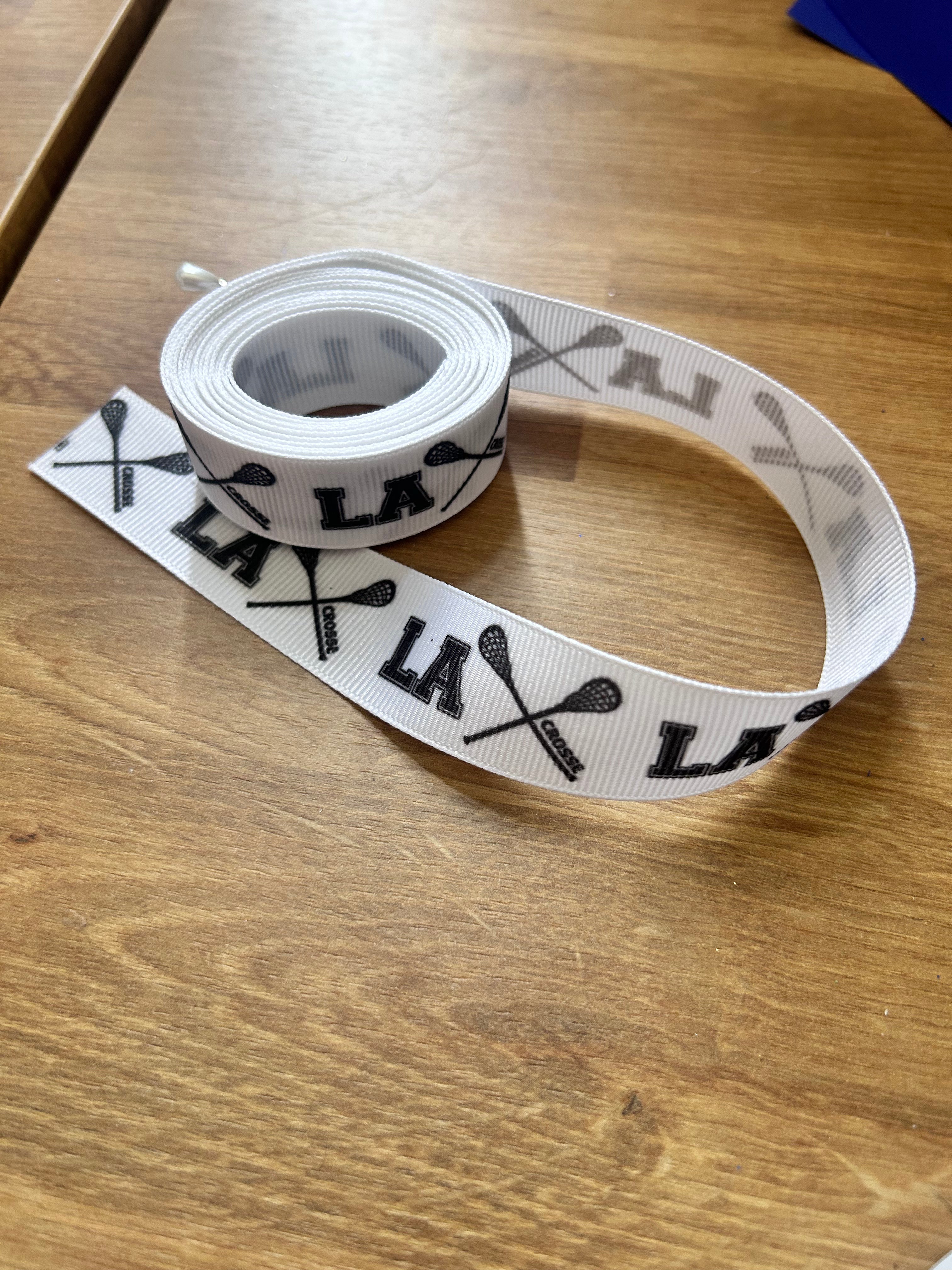 Lacrosse Grosgrain Ribbon