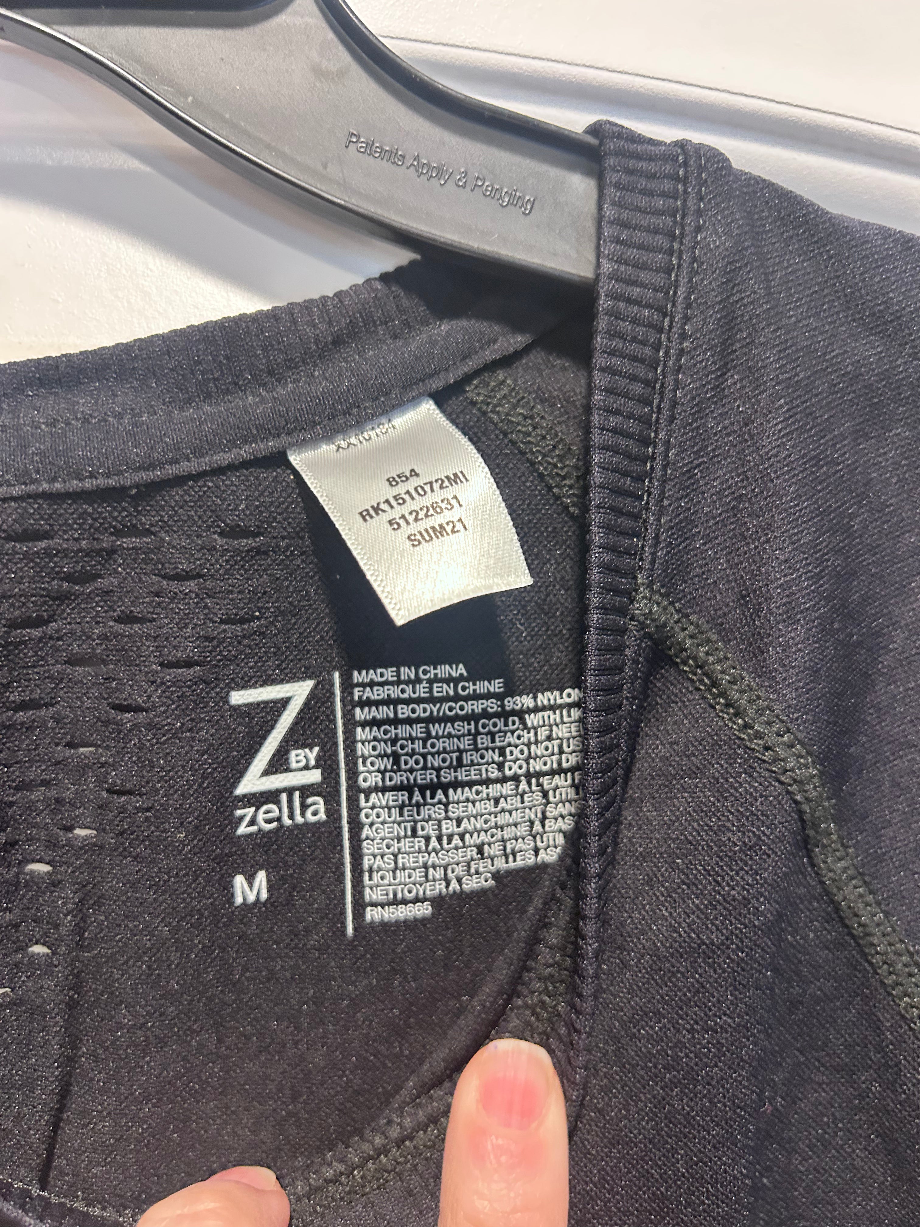 Z by Zella Black Active Fitted  Laser Cut Tee Nordstrom