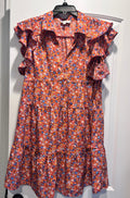 Umgee Floral Ruffled Flowy Dress