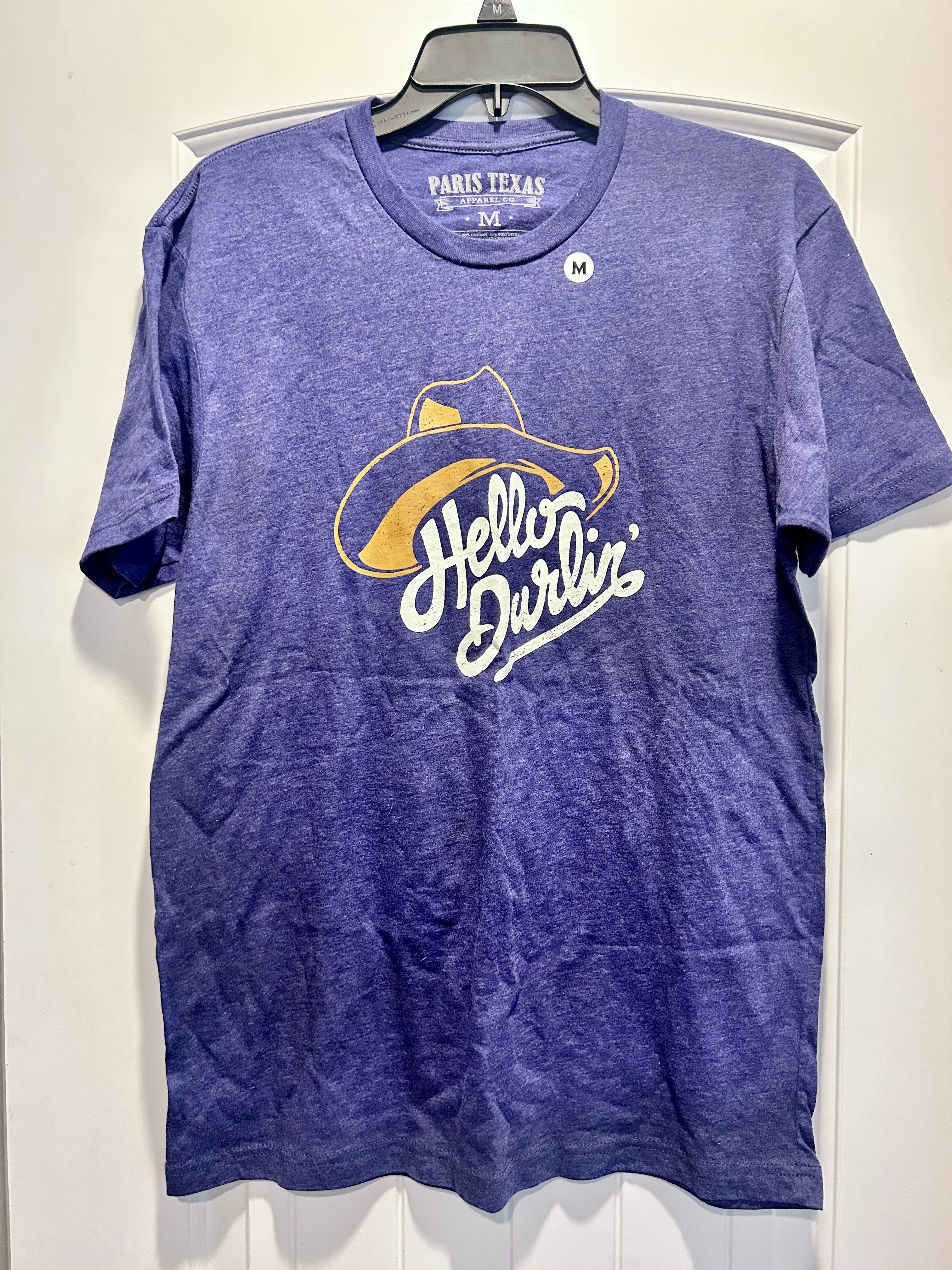New Paris Texas Apparel Unisex Tee Hello Darlin