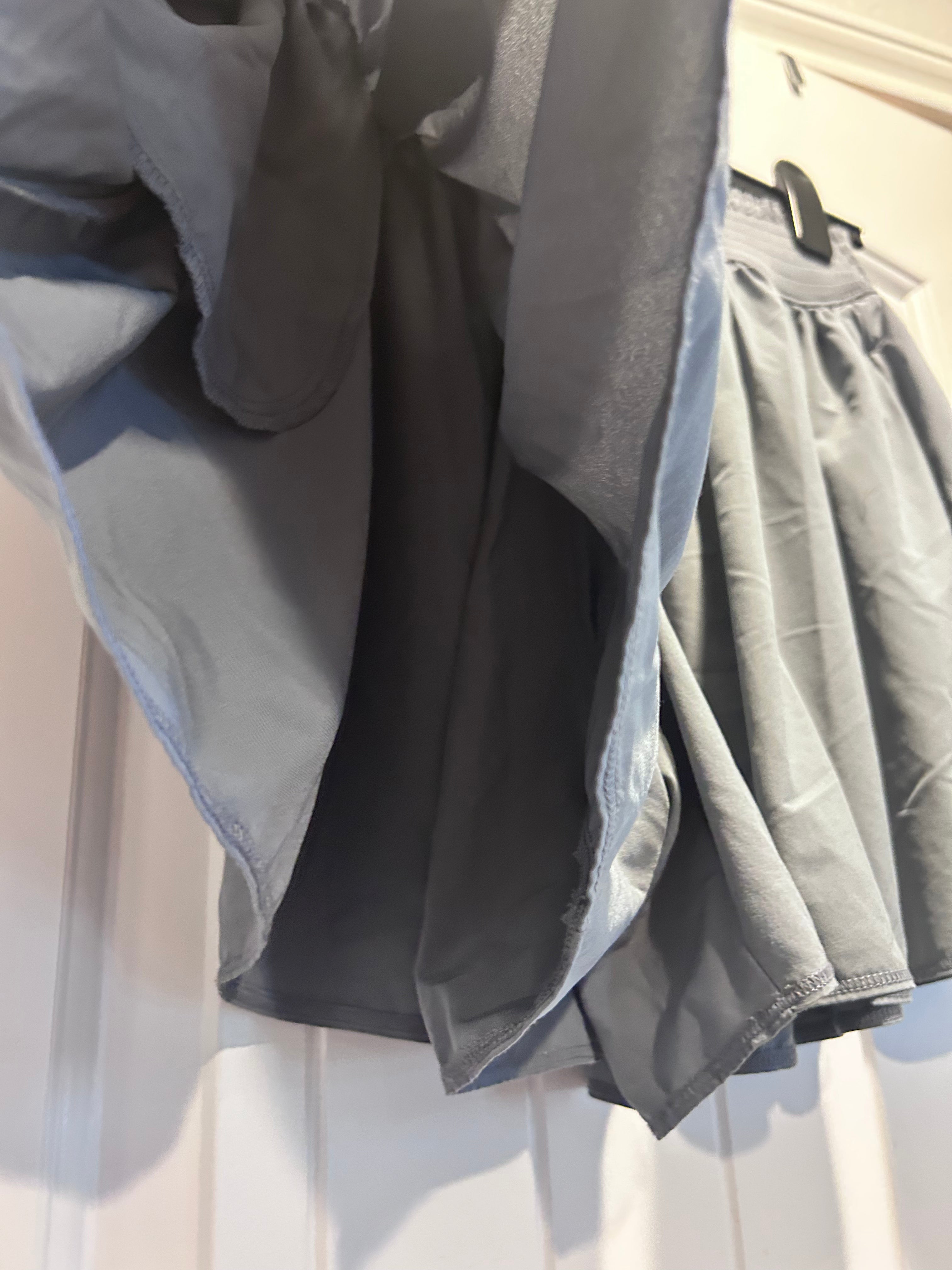 Athleta Sneaky Skort- Skirt Shorts GRAY
