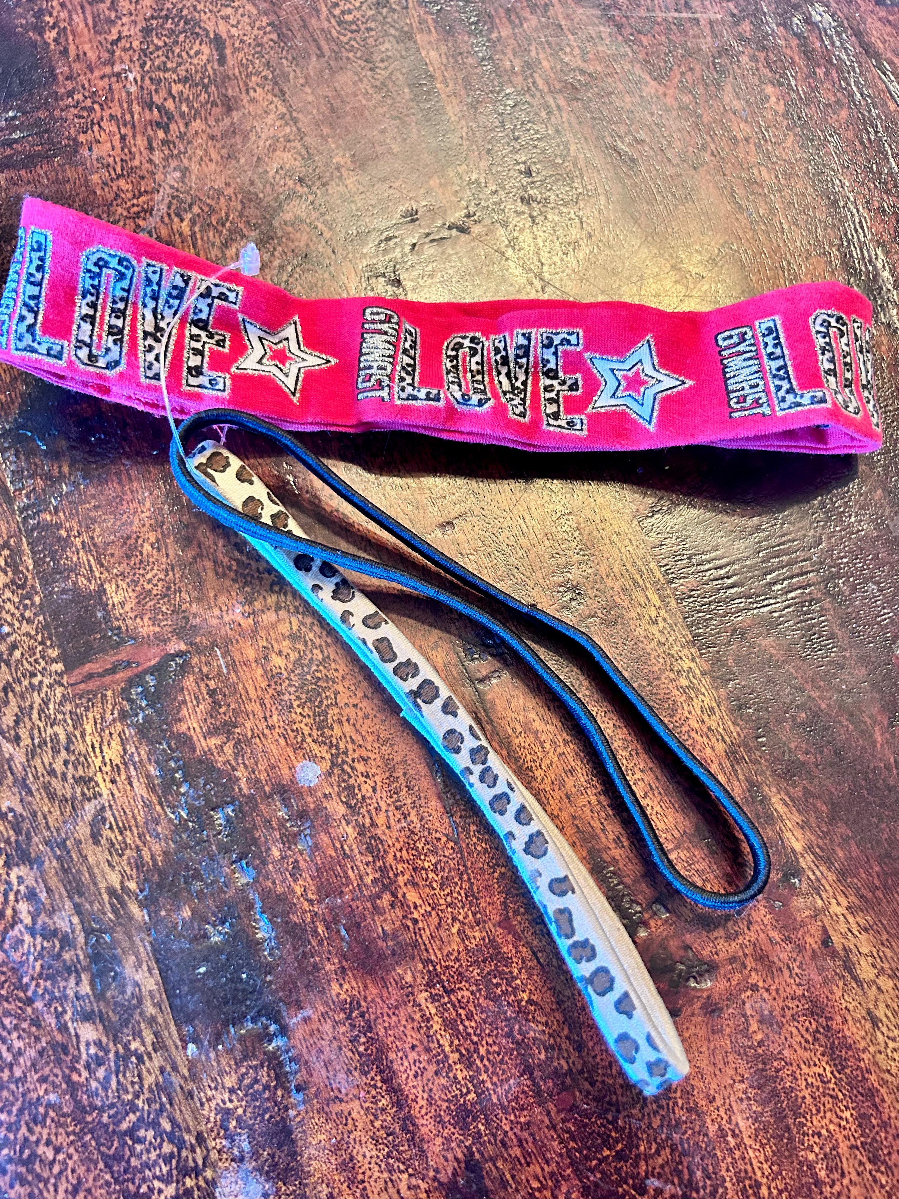 3pc NEW Justice No-Slip GYMNAST Headbands