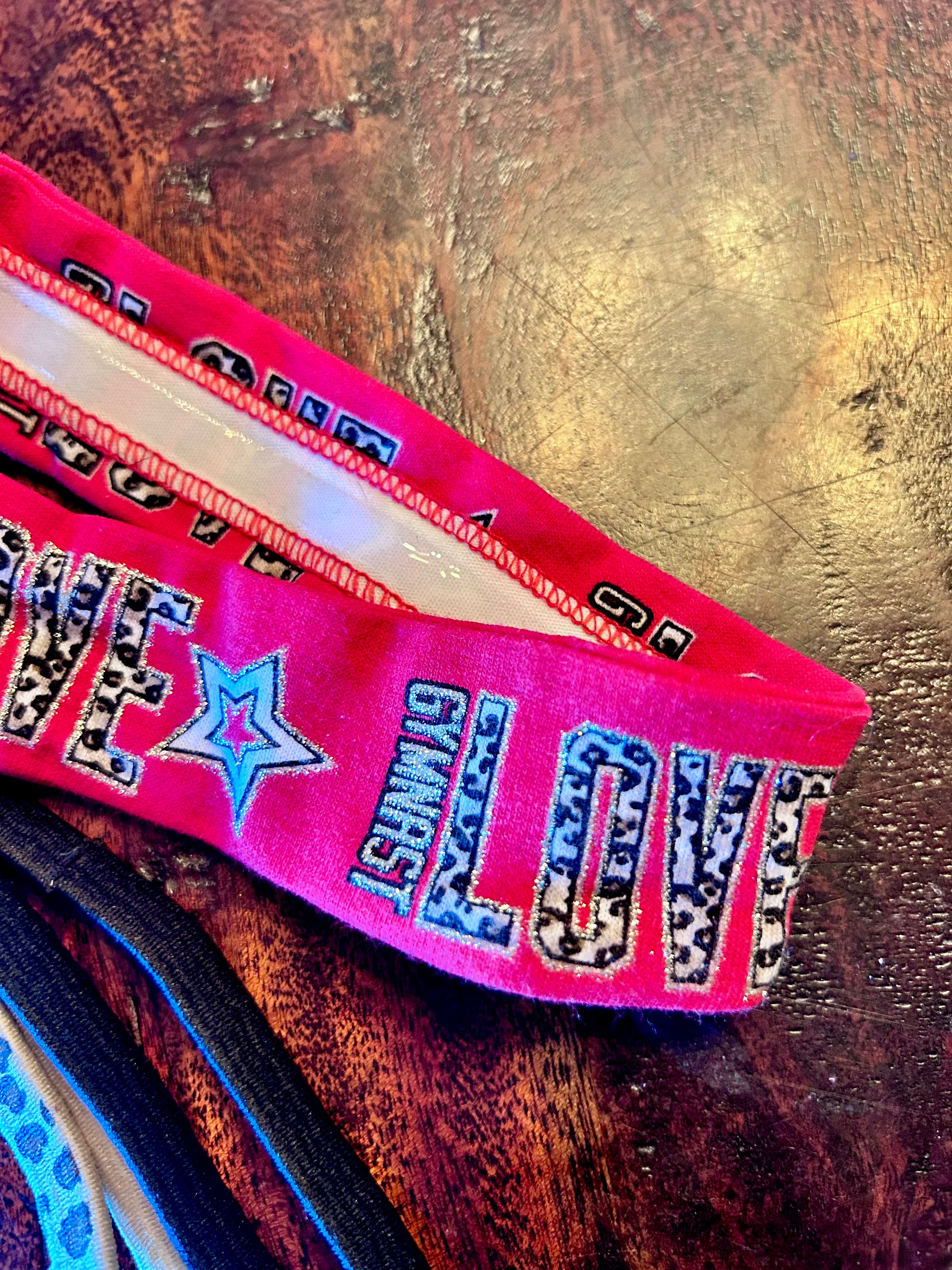 3pc NEW Justice No-Slip GYMNAST Headbands