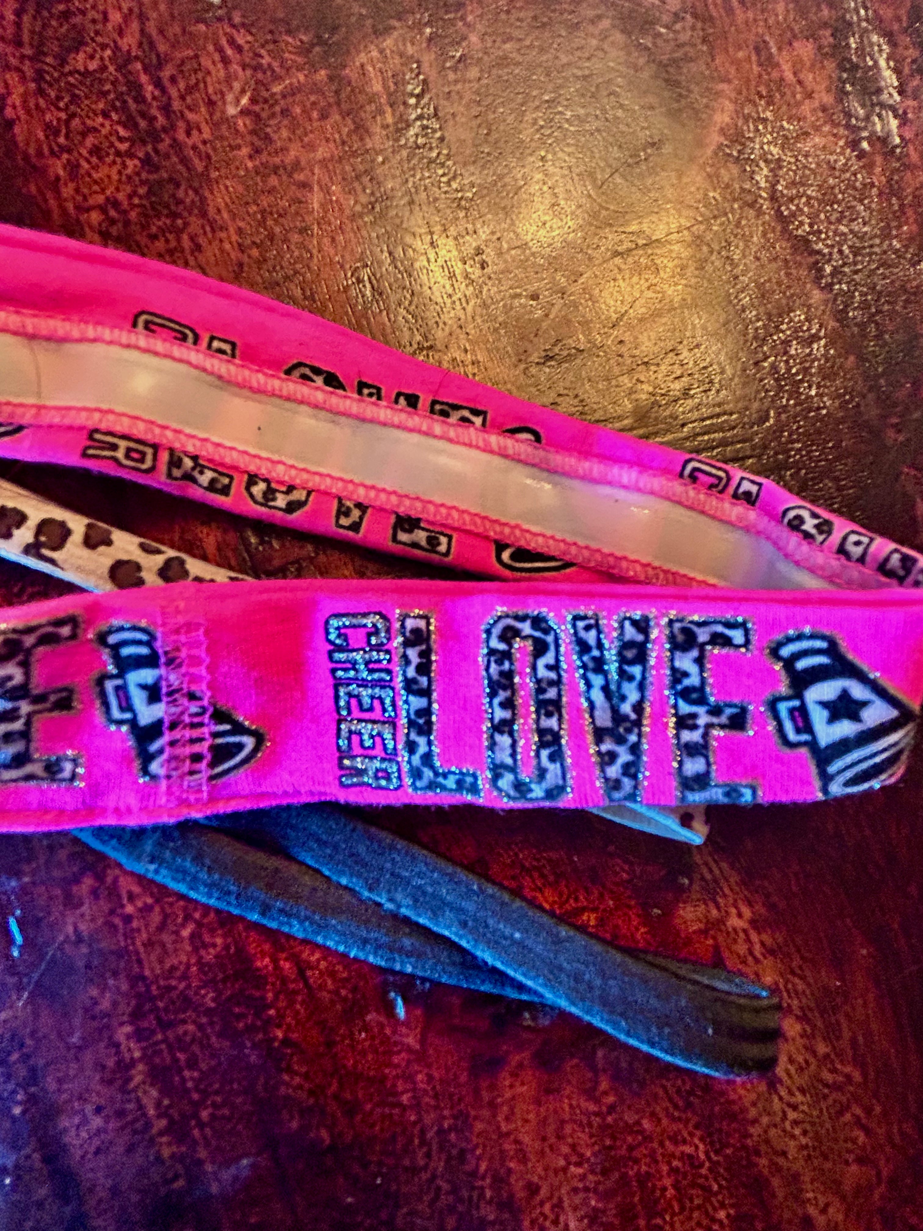 3pc NEW Justice No-Slip CHEER Headbands