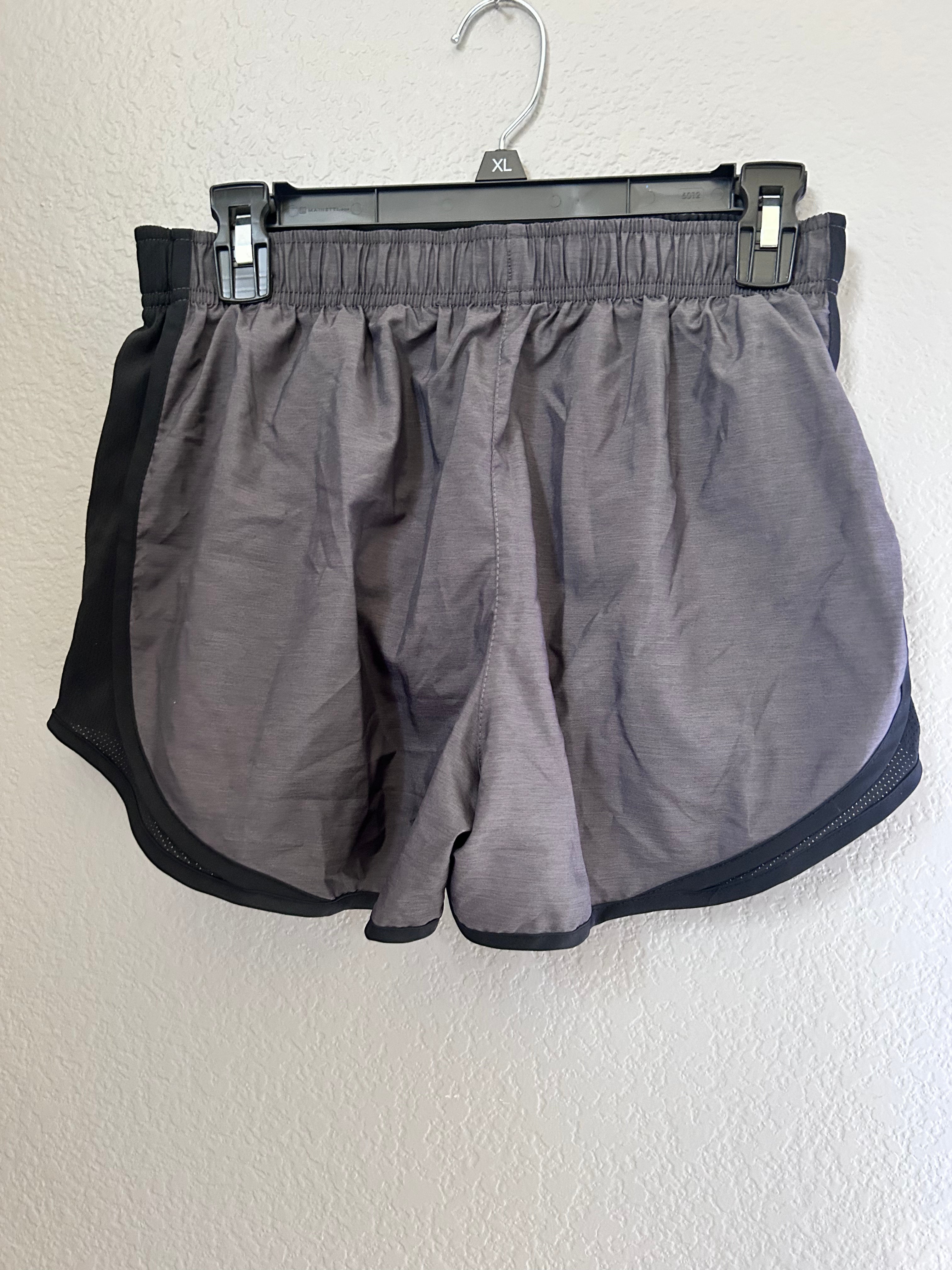 Women's Nike Running Tempo Dri-FIT Mid-Rise Gunsmoke Gray & Blk