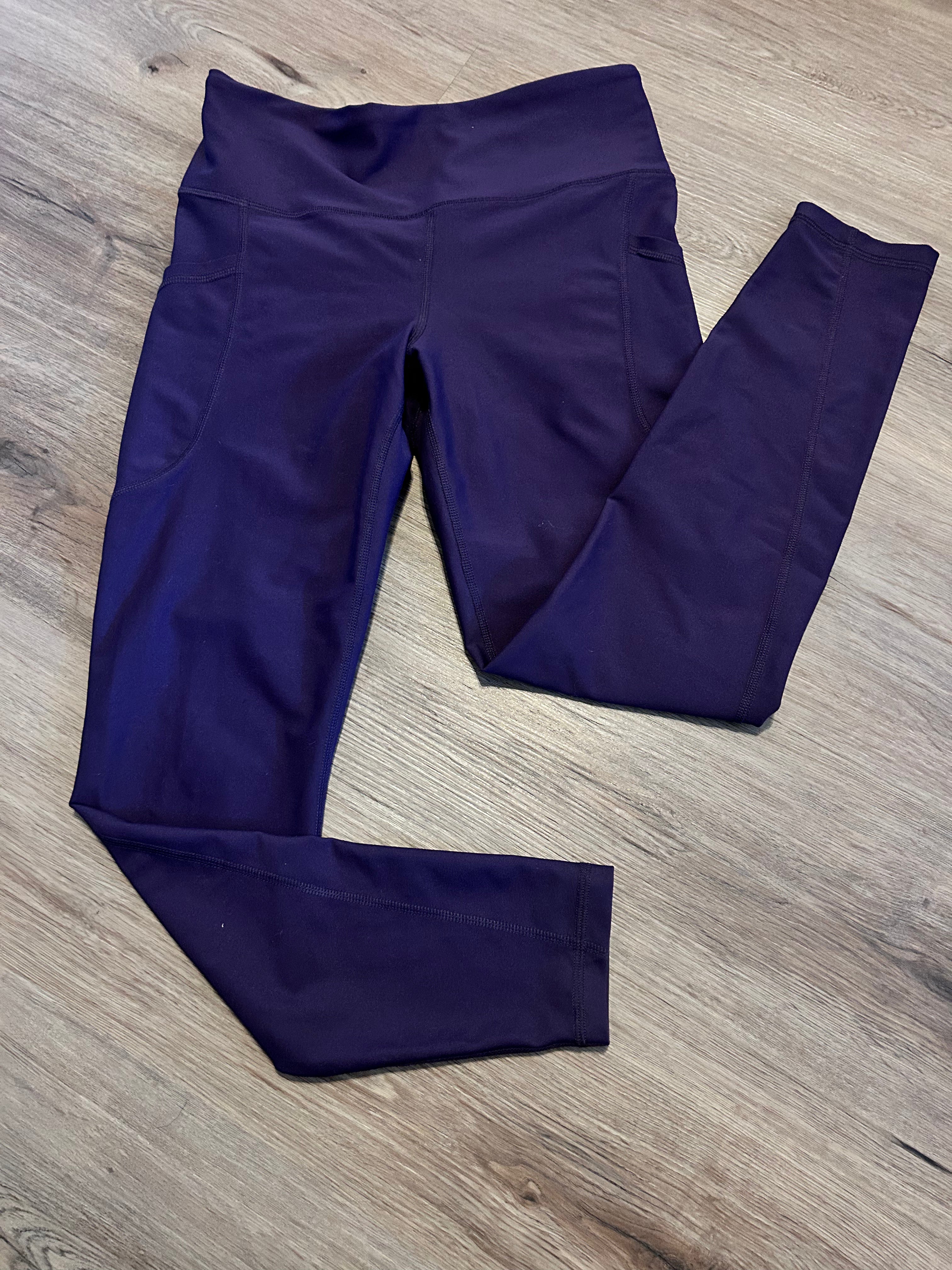 Old Navy Go Dry Powersoft Active Leggings- Purple Plum