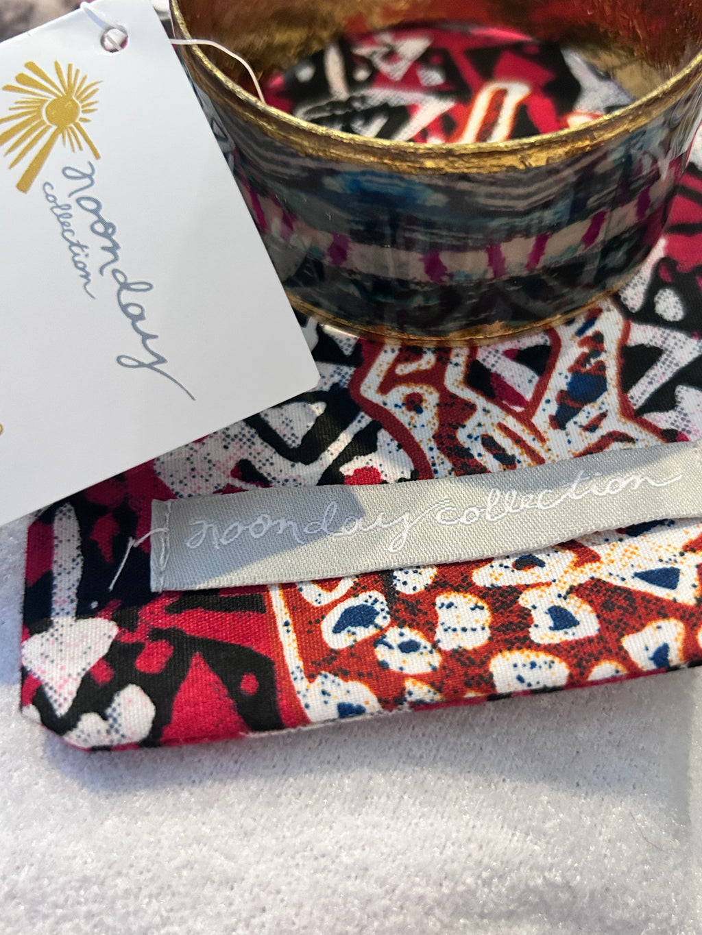 NWT Noonday Bracelet Cuff, Gold Leaf Handmade in India