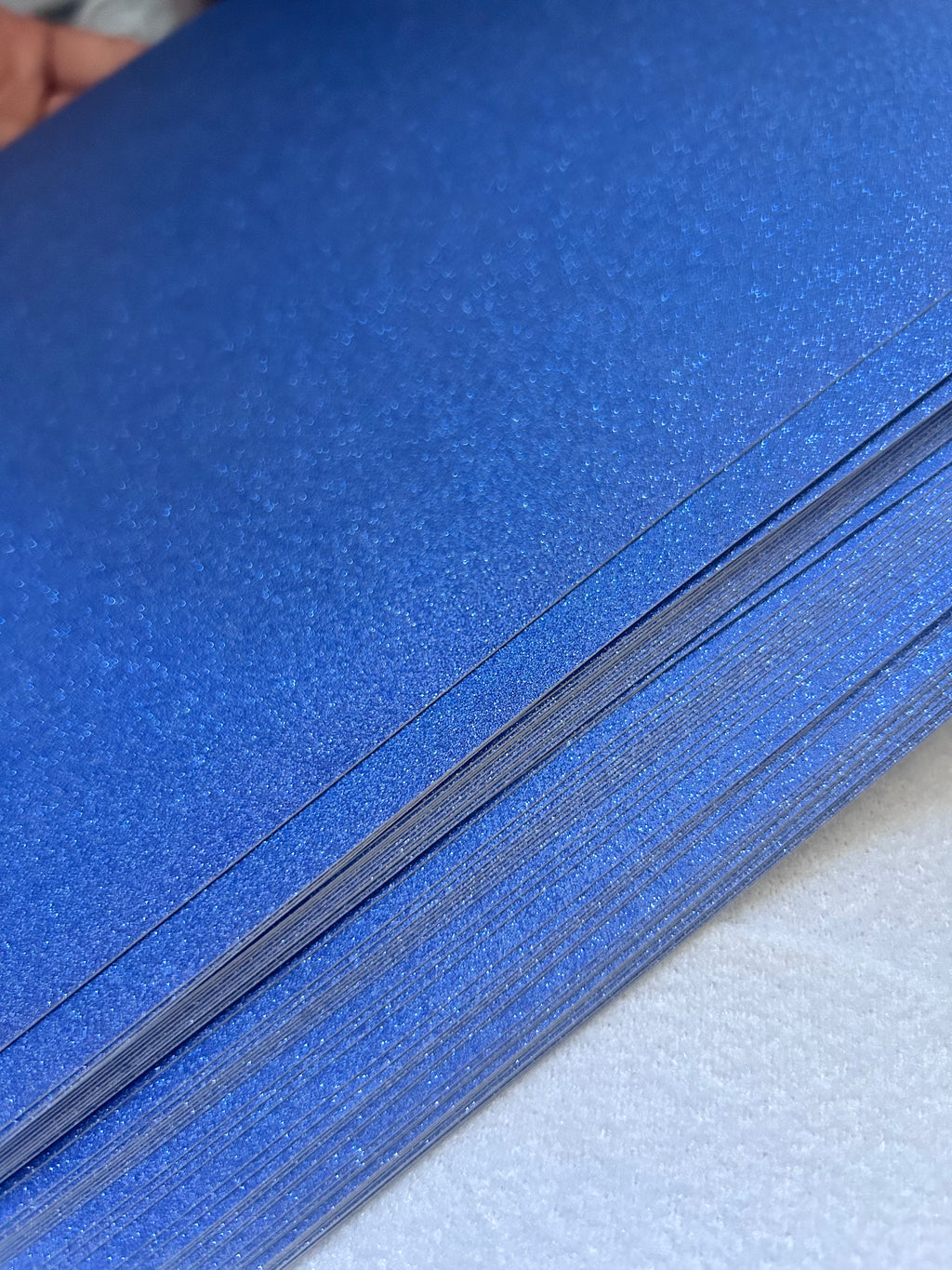 50 Sheets Glitter Cardstock- NonShedding