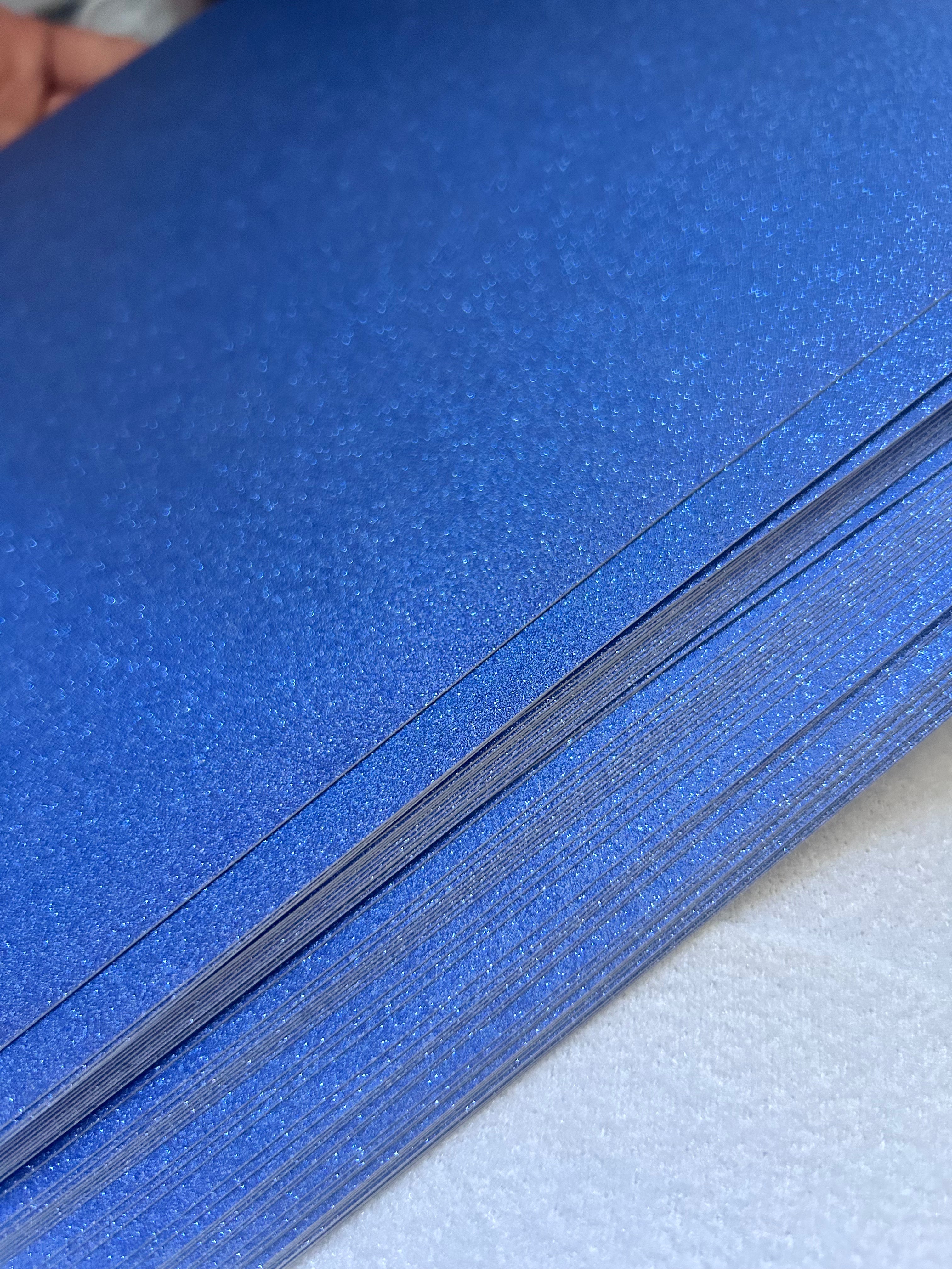 50 Sheets Glitter Cardstock- NonShedding