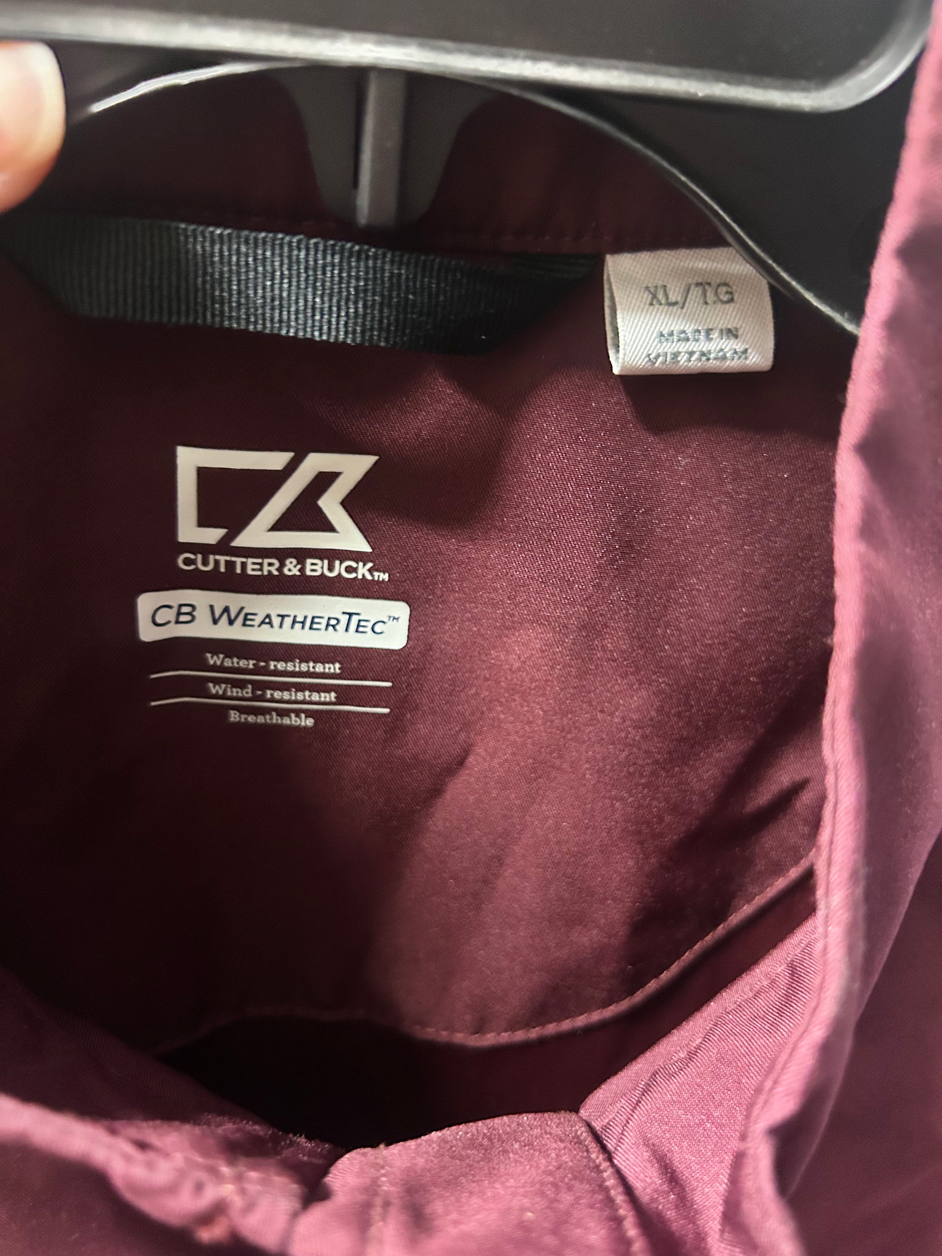 Men's Texas A&M Fully Lined Cutter & Buck Weathertec Jacket