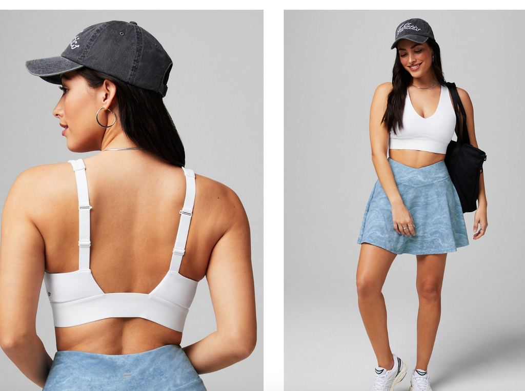 Fabletics NWOT All Day Every Day Sports Bra White