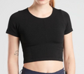 Athleta Shortcut Fitted Crop Top, Slimming Compression