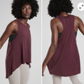Athleta Essence Tank Relaxed Racerback Hi-Lo Flowy Tank