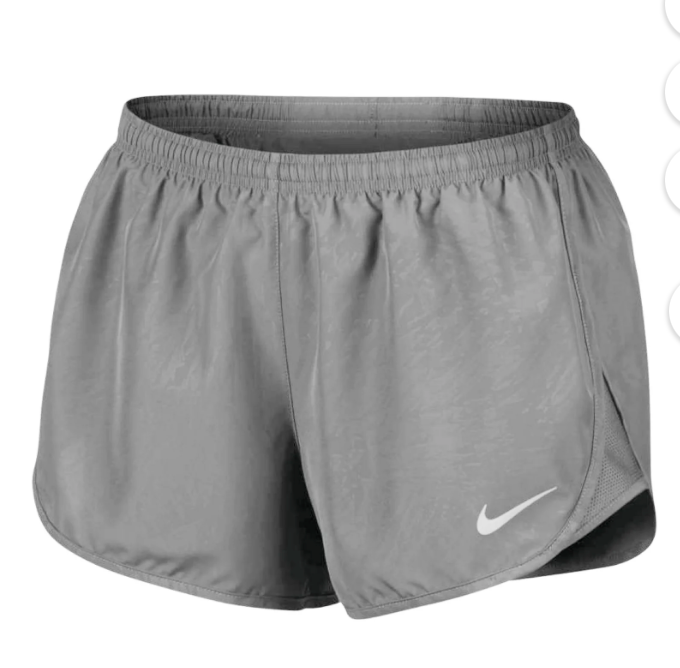 Women's Nike Running Tempo Dri-FIT Mid-Rise Lt Gray