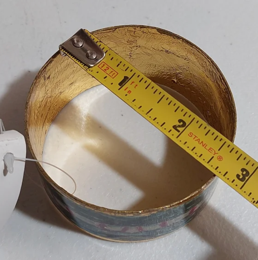 NWT Noonday Bracelet Cuff, Gold Leaf Handmade in India