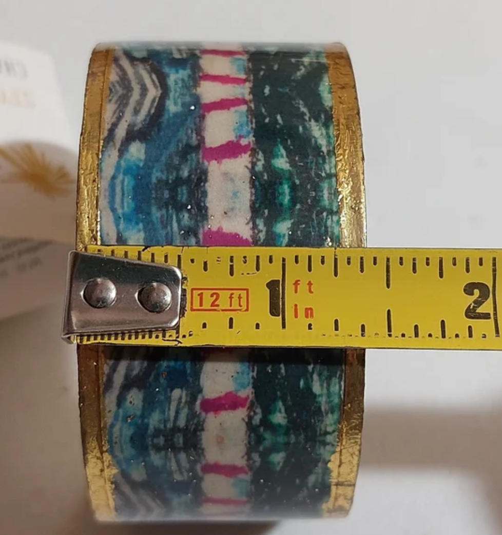 NWT Noonday Bracelet Cuff, Gold Leaf Handmade in India