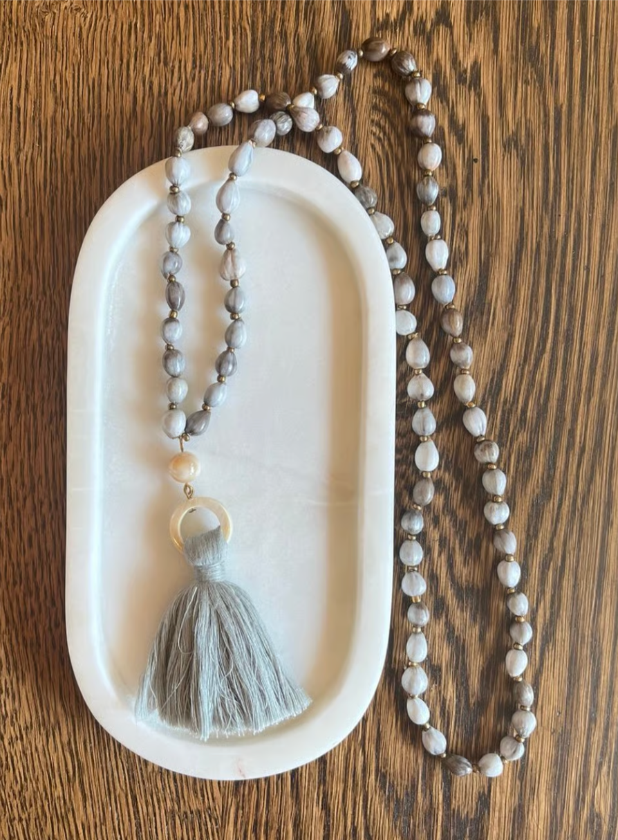 Noonday Tempest Buffalo Horn Necklace Handmade in Uganda