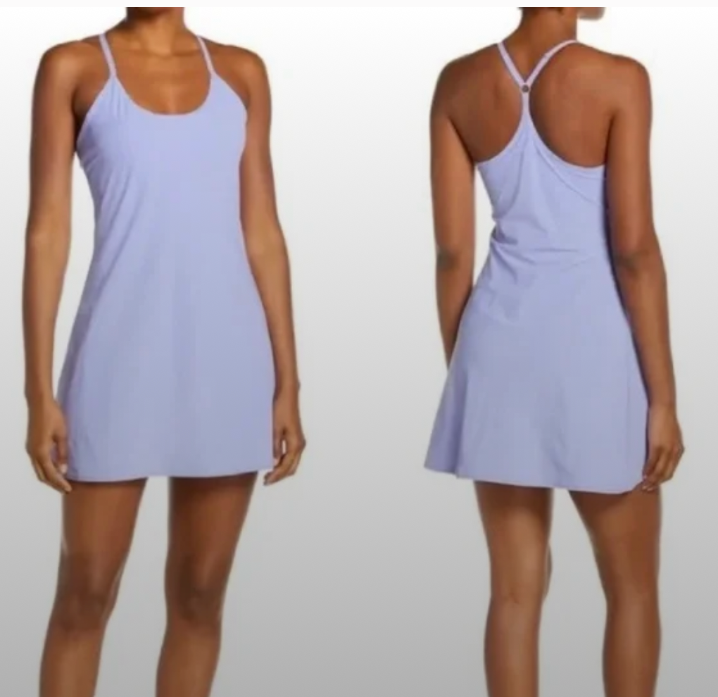 Outdoor Voices Athletic 'The Exercise Dress' in  Dayflower Lavender