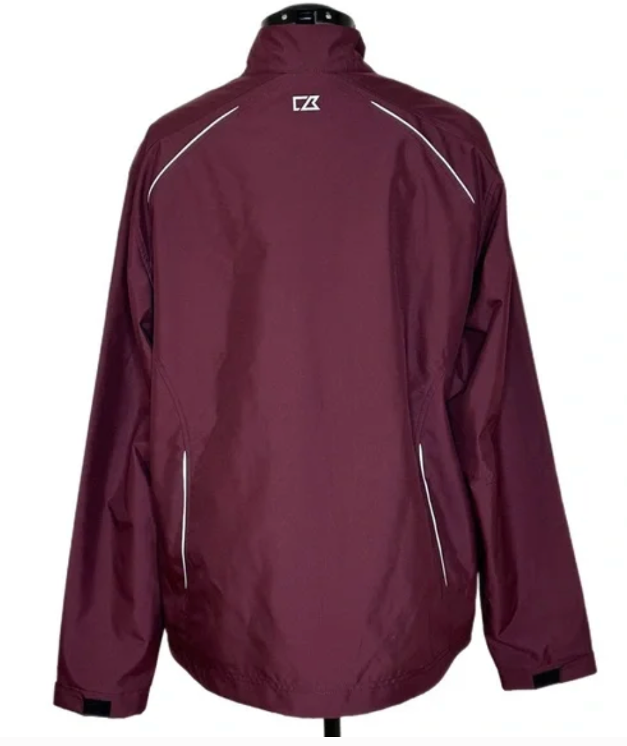 Men's Texas A&M Fully Lined Cutter & Buck Weathertec Jacket