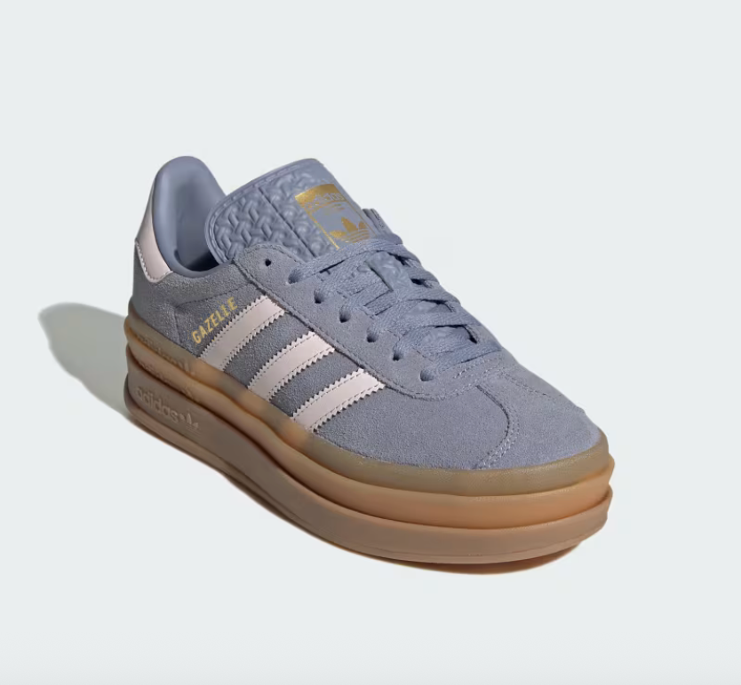 NEW Adidas Gazelle Bold Gum Sole Athletic Shoe Violet/Pink
